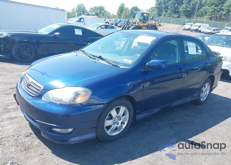 2008 Toyota Corolla S из США, поврежденный, VIN 2T1BR32E08C917207